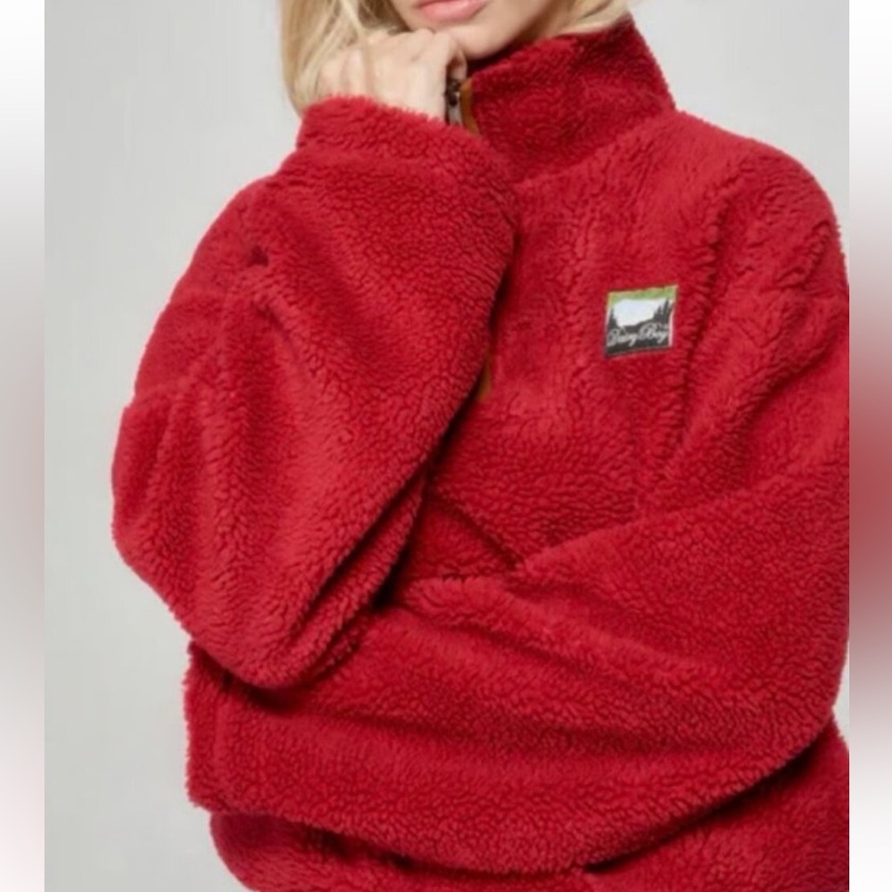 Dairy Boy Red/Cranberry Fleece XS/S